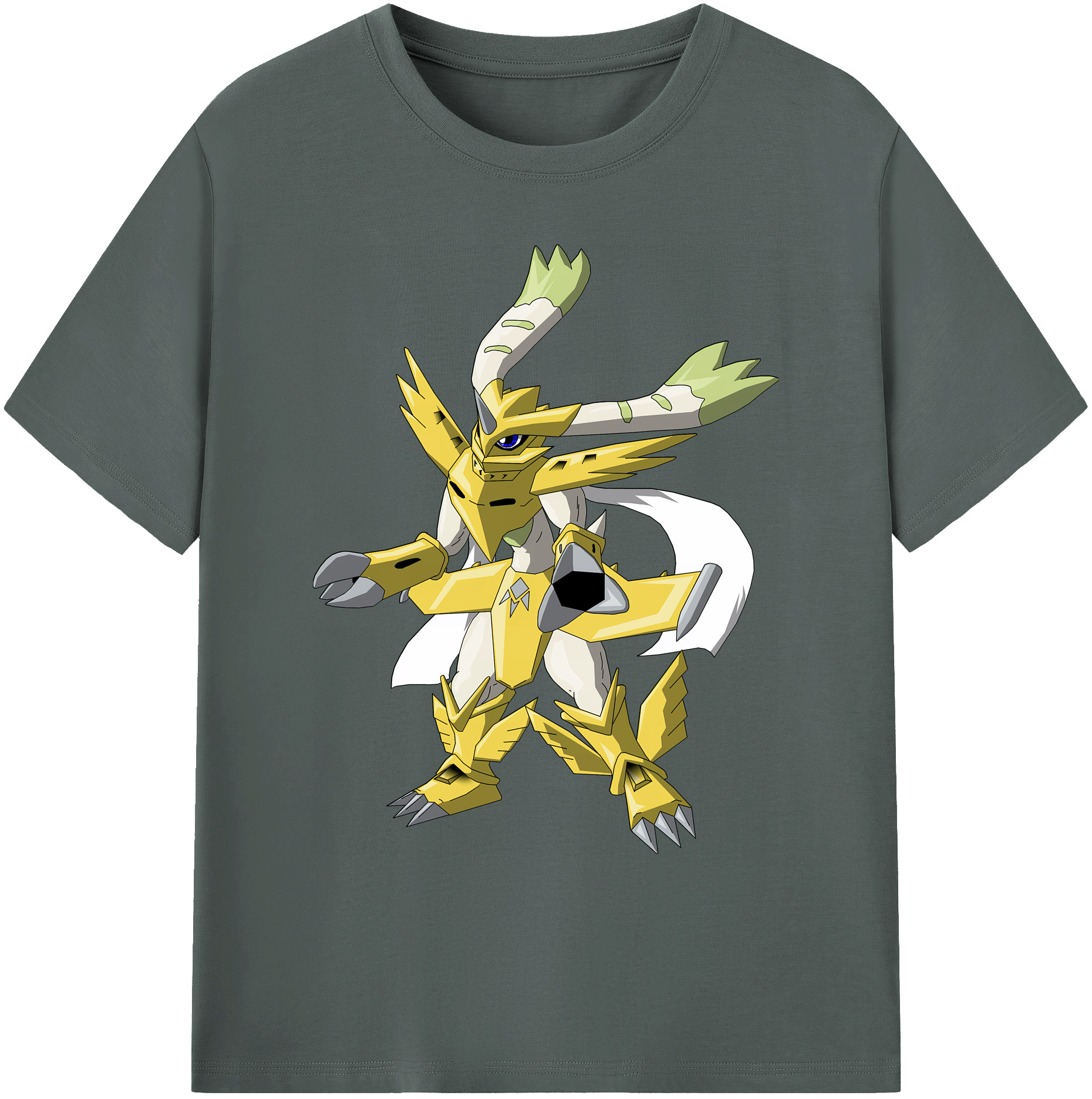 （画像用） Digimon デジタルモンスター/デジモン 綿100％ メンズ半袖Tシャツ｜肌触りやわらか＆通気性